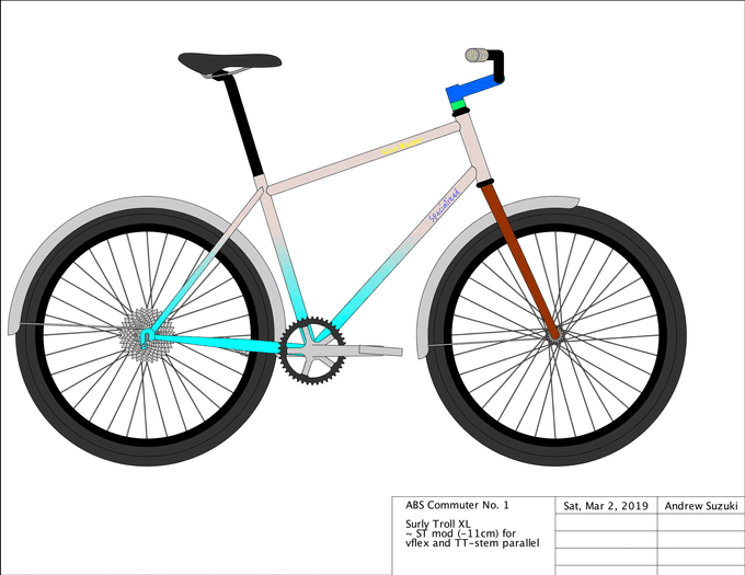 Frame design in BikeCAD
